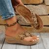 Ladies' Fashionable Flip Flops, Casual Open Toed Flat Shoes, Comfortable Soles, Suitable for All Seasons, Casual Shoes, Sandals, Women's Shoes