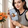 Halloween Skull Pumpkin Pattern Multi Slot Purse Forever Series Fashion Long Wallet