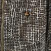 Herno made in Italy tweed coat 40 Gray Lightly padded Women Used