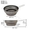Maruyama Giken Agetensai Iron Tiered Tempura with Induction and Gas Stove Made In One-Handed Pan, 20cm, 2.1L Capacity, Strainer, AG-02, Compatible,