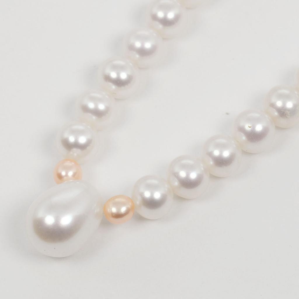 TASAKI Necklace Pearl/K18 Gold 11.73g Women Used