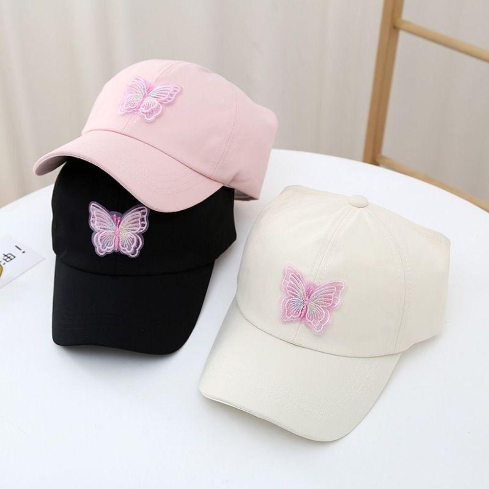 Breathable Back Opening Sun Hat Adjustable Parent-child Cap Fashion Visor Cap For Women Kids