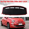 Dashboard Cover Protective Pad for Fiat 500 500c 500e 2007-2024 Car Accessories Dash Board Sunshade Anto-UV Carpet Accessories