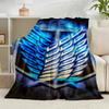 1PC Wings Of Liberty Flannel Blanket Gift, Suitable for Both Men And Women, Soft Ideal for Beds And Sofa, Birthday Or Christmas Gift