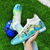 Fußballschuhe Kinder High-Top Fußballschuhe Gummi Kurze Stollen Jugend Sportschuhe Fußball Trainingsschuhe Kunstrasen Herren Fußballschuhe