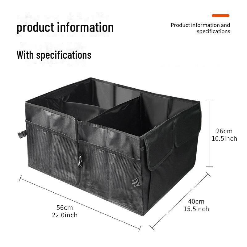 Cutie de depozitare pliabilă din pânză Oxford pentru portbagaj - Capacitate mare