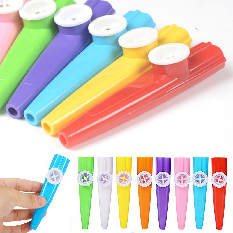 4/8/16PCS Assorted Colorful Plastic Kazoo Whistle Noise Makers Suitable for Party Gathering Games Cheering Up Giveaway Gifts ZYF