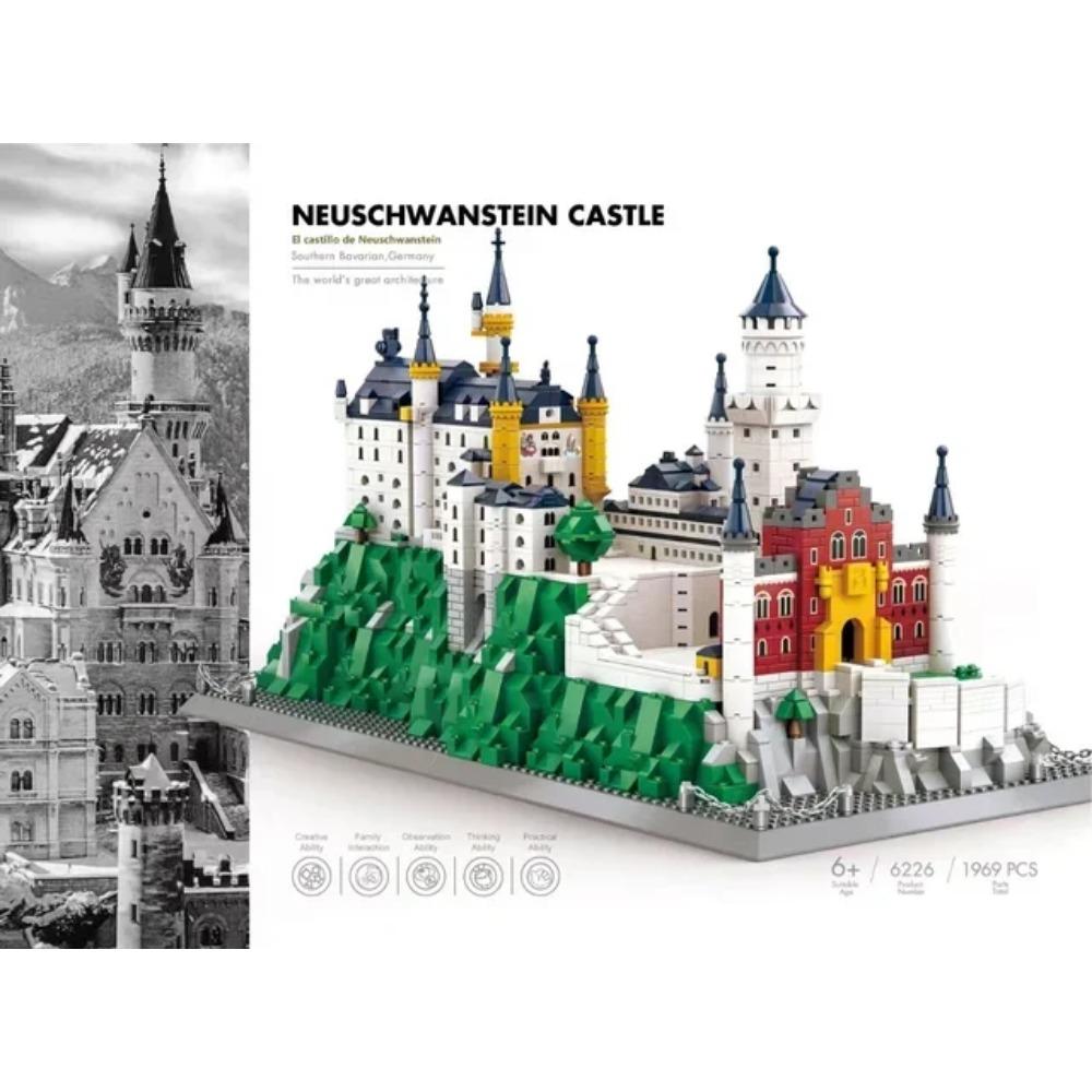 MOC World Famous Architecture Edifice Opera House Building Blocks Villa Savoye Bridge Tower Toy Children Birthday Christmas Gift