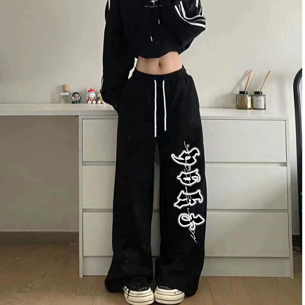 Kalhoty Street Dance Hiphop Sportovní se stahovací šňůrkou Dámské s vysokým pasem Volné Ležérní Jazzový Jazzový Tanec Dlouhé kalhoty