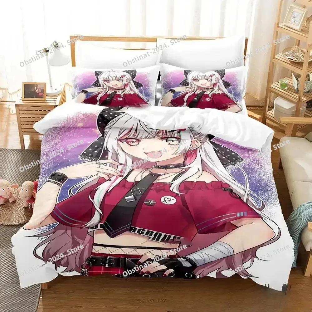 Kawaii Girl Ishigami Nozomi Anime Bedding Set Printed With Pillowcase Bed Duvet Cover Soft Single Double Queen Super King Size