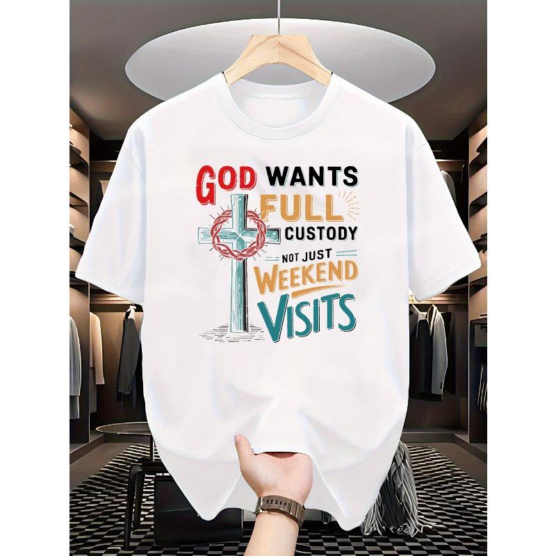 European Size Men'S Christian Faith Statement T-Shirt Tee Cross Design, Christian Stuff, Funny Tshirts Men, Graphic Tees Men, Mens T Shirts