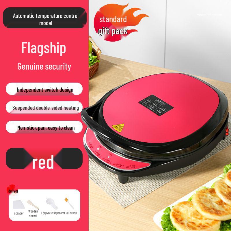 Electric Griddle with Increased Depth: Multi-functional Double-Sided Cooking Pan for Frying, Grilling, Baking, Crepes, and Pancakes