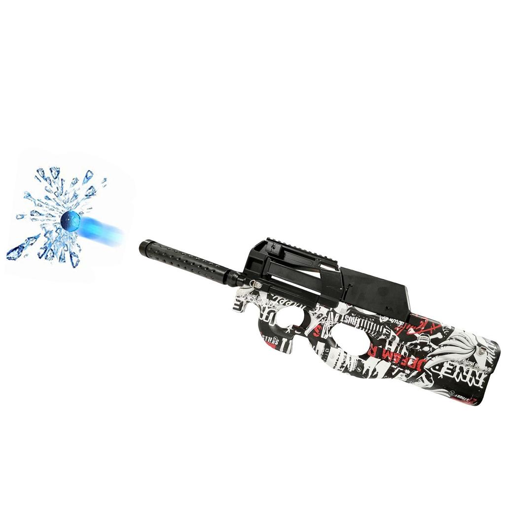 Electric Gel Ball Blaster Toy , Splatter Ball Blaster With 2500 Water Bullets Beads & Goggles, High Performance Assembled Automatic Toy For Outdoor