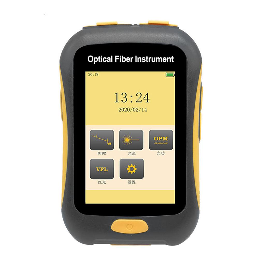 OTDR Fiber Optic Tester 1550nm Optical Time Domain Reflectometer 3.5in LCD Touch Screen Fault Locator
