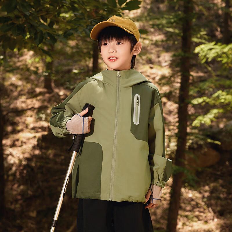 EBAER Kids' Outdoor Waterproof Windbreaker Jacket