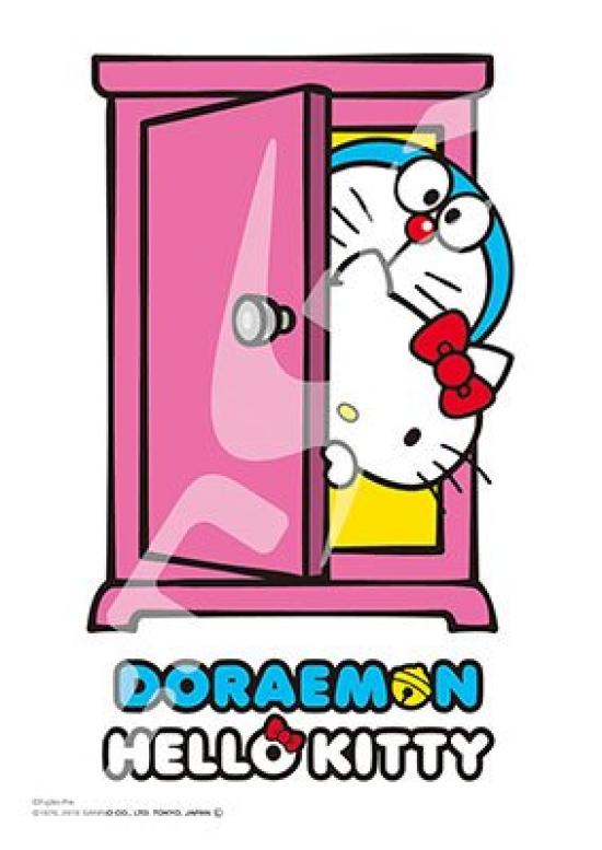 

Пазл из 108 деталей DORAEMON HELLO KITTY появляется вместе! (18,2x25,7см)
