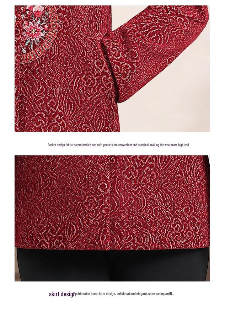 Stylish Grandma Jacket: Comfortable Spring/Autumn Wear for Women in Their 60s & 70s