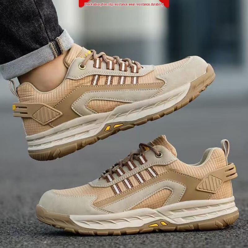 Bofu Niao Men s Lightweight Steel Toe Safety Shoes 46