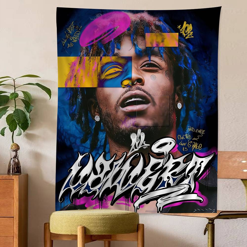 Hip Hop Rapper Lil Uzi Vert Hanging Bohemian Tapestry Bohemian Wall Tapestries Mandala Cheap Hippie Wall Hanging 100X70CM