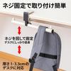 Prudencrose Schreibtischtasche Kopfhörer Kein Werkzeug Doppelhaken 20kg Traglast für Designhaken, Untertischhaken, Erforderlich, Kompatibel, Kapazität, Kinder
