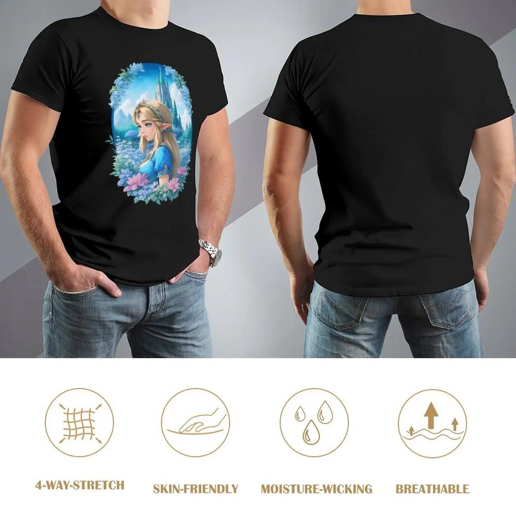An Elf Princess T-Shirt Oversized Graphic Tee Tees T Shirts Men