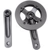 Aluminum Chainring Square Taper Crank City Commuting Aluminum Alloy Construction Lightweight Design Stable Power Transfer