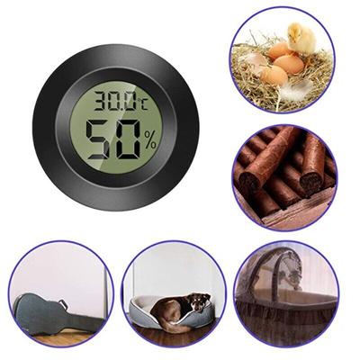 Mini LCD Dijital Neme Termometre Higrometre Buzdolabı Dondurucu Test Cihazı Termohigrometre Dedektörü Termometre Pet Araba