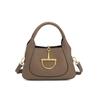 Stylish Woven-Style Tote Bag Women Vintage Chic Shoulder Crossbody Medium Size Synthetic Leather Multiple Colors