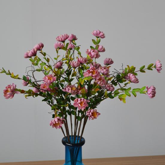 Artificial Flower UV Resistant Realistic Fake Silk Flower Home Office Wedding Party Indoor Outdoor Garden Faux Flower Decoration