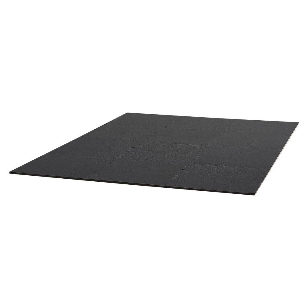 Puzzle Exercise Mat, 12 PCS Fitness Equipment Mats, 610 X 610 X 14 Mm, High-Density EVA Foam Gym Mats Set, Interlocking Rubber Soft Tiles, Protective