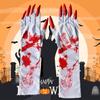 Halloween Skeleton Gloves Stocking for Cosplay Wear and Halloween Themed Party