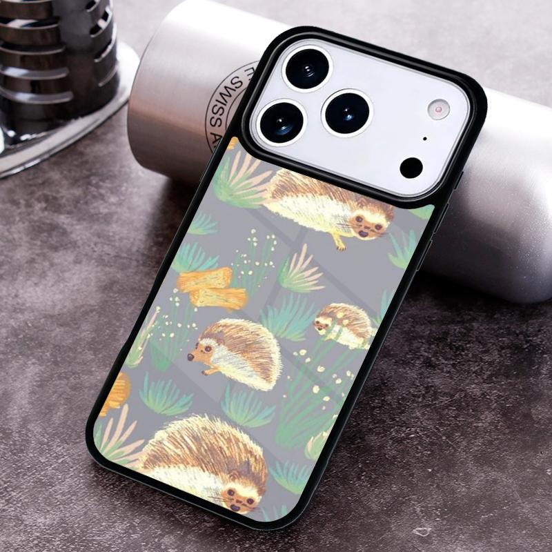 Hedgehog in the forest Phone Case for iPhone 17 16 15 Pro Max Air 14 13 12 11 Plus Shockproof Cover