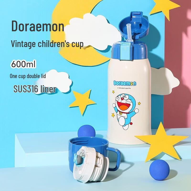 Beddybear Doraemon Embossed Insulated Bottle