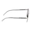 Prada Logo Metal Square Sunglasses Men's Silver