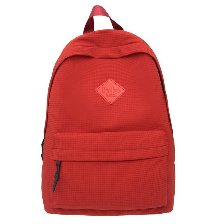 Schoolbag Korean version of female ins Mori series simple solid color versatile large capacity schoolbag junior high school student backpack