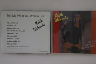 CD KEITH RICHARDS - Tell Me What You Wanna Hear DP004 DUCK PRODUCTION Europa Rock Gebraucht