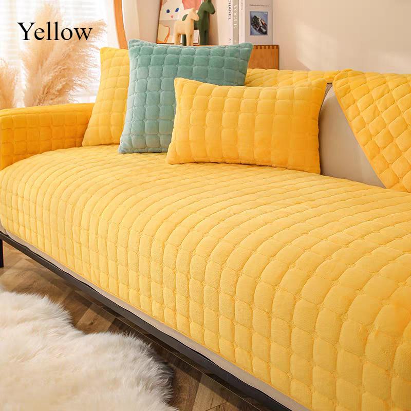 Four Seasons General Potah na pohovku Plyšový Tlustý Jednoduchý Polštářek na pohovku Protiskluzový polštář Zimní celopotah Potah na pohovku Písek Ručník do vlasů