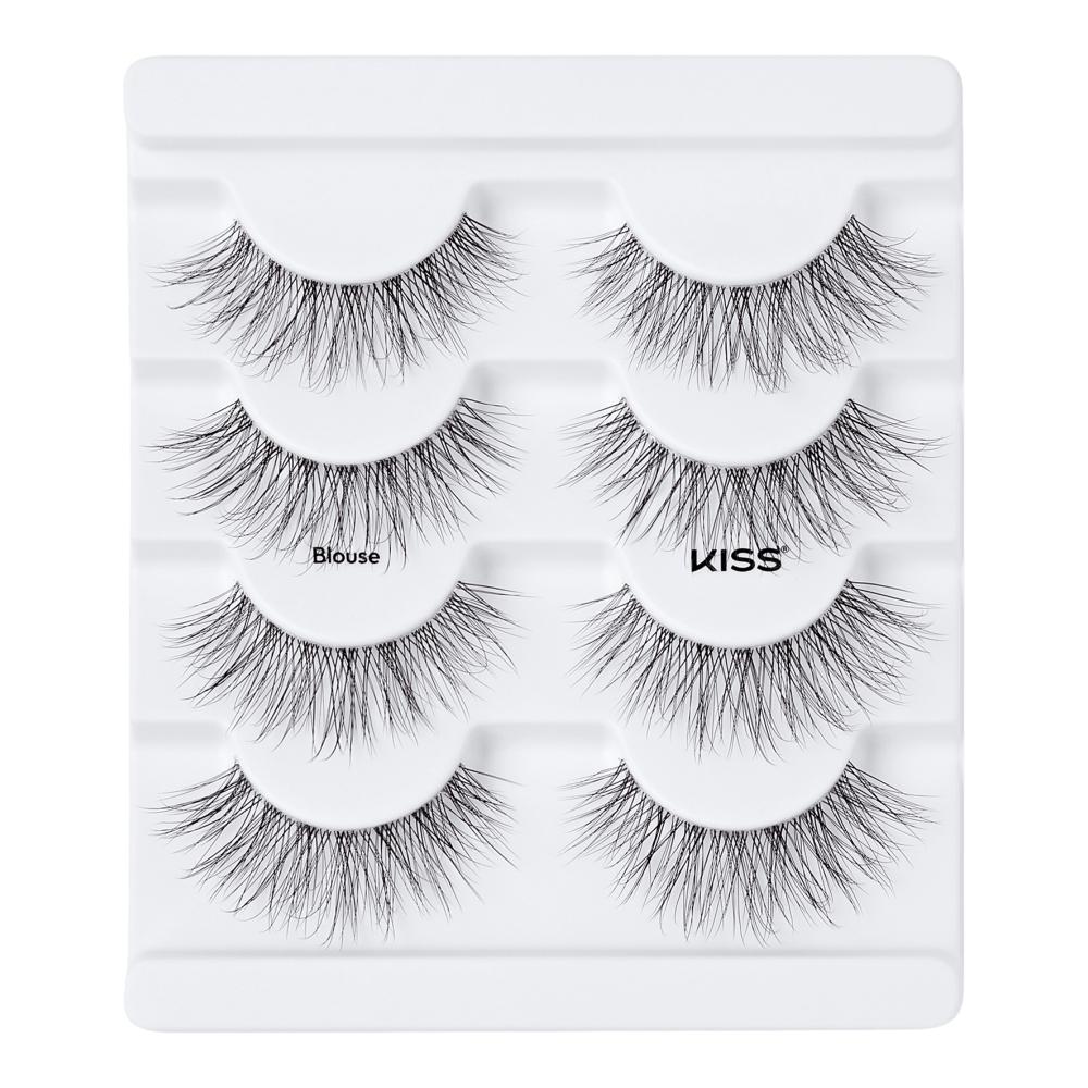 Kiss Lash Couture Naked Drama Künstliche Wimpern Multipack Bluse 4 Paar