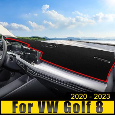Accessori Auto Per Volkswagen VW Golf 8 MK8 2020 2021 2022 2023 Copertura Cruscotto Evita Luce Pad Parasole Anti-UV Tappeti Tappetino