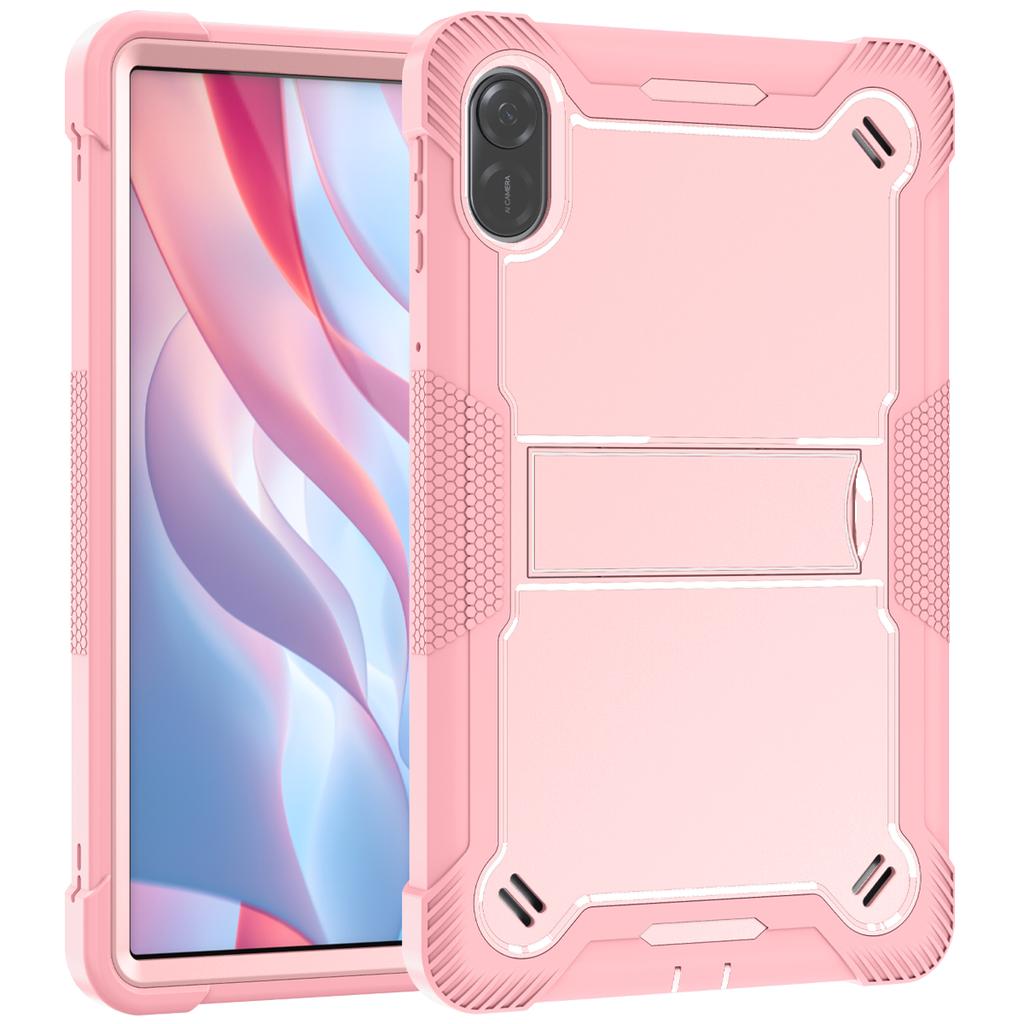 For Honor Pad 10 12.1 Inch 2025 Heavy Duty Armor Stand Cover Kids Silicone PC Case for Honor Pad X9A 11.5 X8A 11 X8 Pro X9 11.5