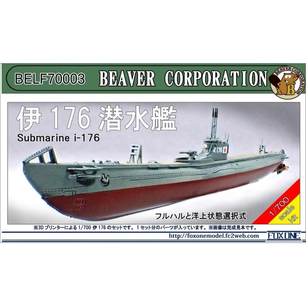 Beaver CorporatIon 1 700 Japanische Marine I 176 U-Boot 3D-Drucker-Kit Belf70003