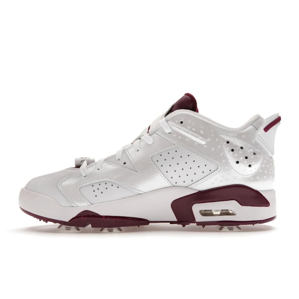 Air Jordan 6 Retro Low Golf NRG Bordeaux Unisex Sneakers White DV6796-116