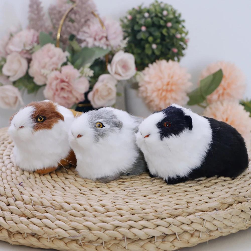 Simulationsfell Meerschweinchen Katze Tier Plüschtier Stofftier Hamsterpuppe Plüschtier Weiche Stofftierfigur Als Geburtstagsgeschenk
