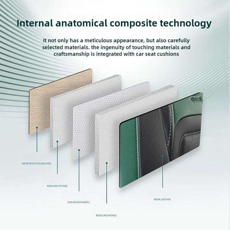 1ps Car Seat Cushion Fully Surrounded Four Seasons Universal Vehicle Cover Seat Cover Wear-Resistant Stain-Resistant Breathable