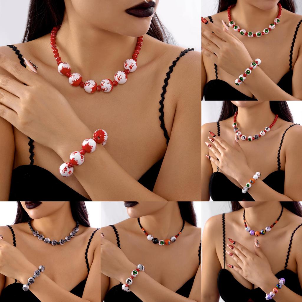 Halloween Themed Handcrafted Womens Jewelry With Bat And Ghost Charms