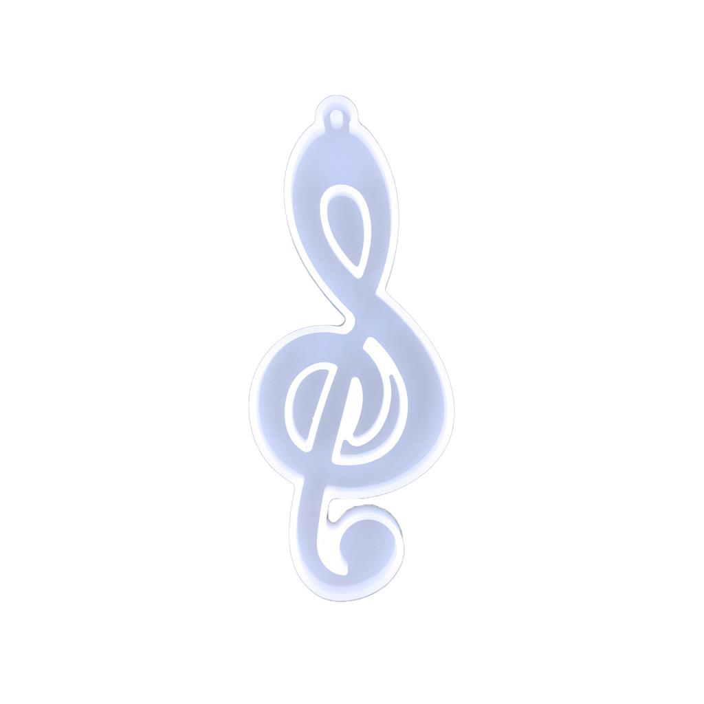 Resin Wind Chime Mold Music Note Silicone Mold for DIY Wind Chime Pendant Home Wall Ornametn Garden Hanging Decoration