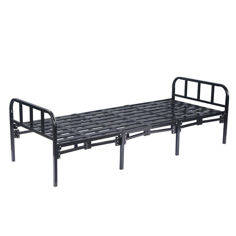 ZISIZ Steel-Plastic Single Folding Bed