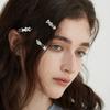Cubic Metal Mini Hair Clip Set (3PCS) JP-25-044CC