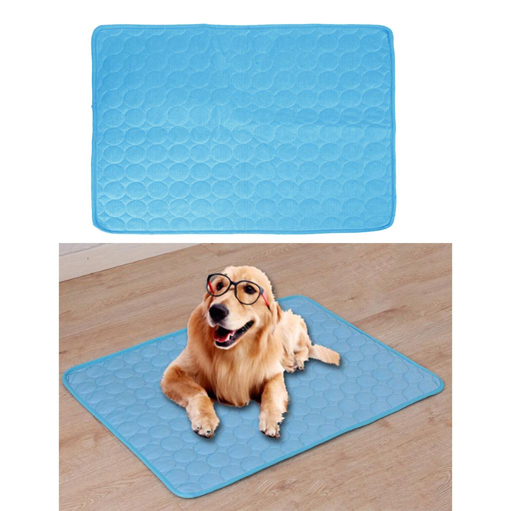Cats Dog Cooling Mat Self Pad Foldable Washable