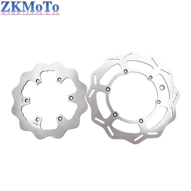 Motorcycle 260MM 220MM Front Rear Brake Discs Rotors For Husqvarna FE FC TE TC TX FX 125 250 300 350 400 450 501 2014-2024 2025